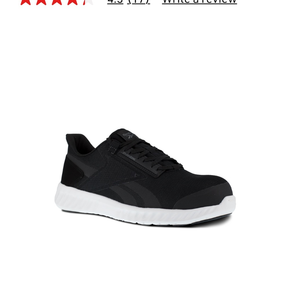 Reebok Black Steel Toe Shoes